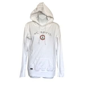 Jansport UC Davis Hooded Waffle Knit Long Sleeve Tee